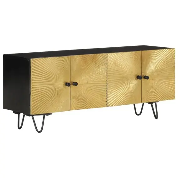 Szybka wysyłka Szafka pod TV, 110x30x45 cm, lite drewno mango Lumarko! - Hurtownia wielobranżowa Lumarko